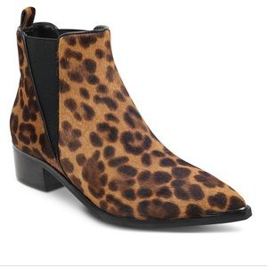 NWOT Marc fisher leopard booties